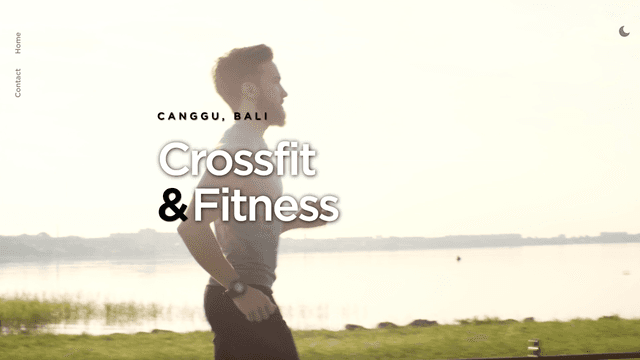 Canggu Crossfit hero section